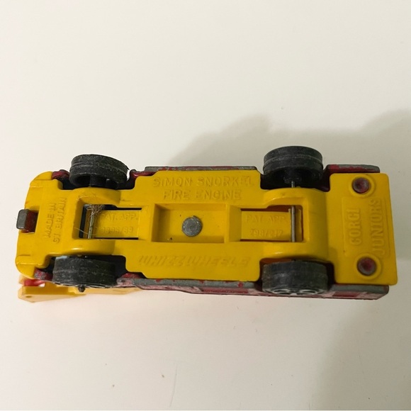 Vtg Corgi Junior Diecast Scammell Concrete Mixer Simon Snorkel Fire Engine - Picture 16 of 16